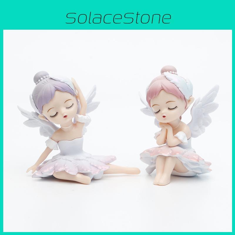 Charming Blind Box Pvc Ballet Angel Model For Desk Or Cake Decoration