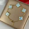 Lucky Four-leaf Clover Five-flower Bracelet - Tarnish-free Women's Bracelet