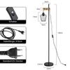 Lampadaire - NETTLIFE - 152 cm - Métal noir - Douille E27 - Style Scandinave Moderne