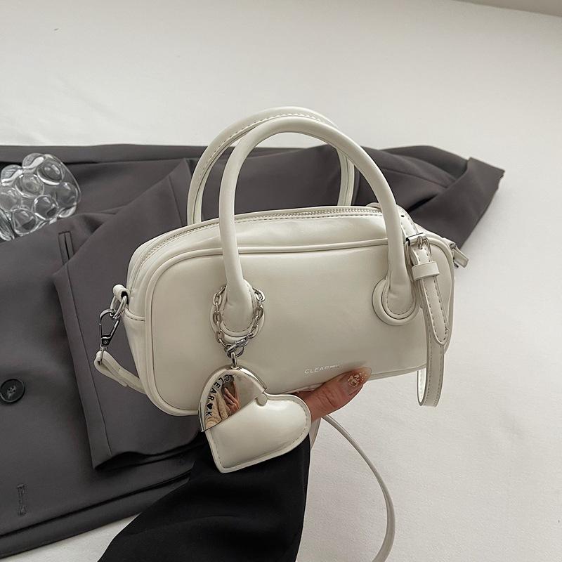 High-end Fashion Hand-carried Small Square Bag Women's 2025 New Korean Version Trendy Shoulder Bag Simple Casual Women's Messenger Bag