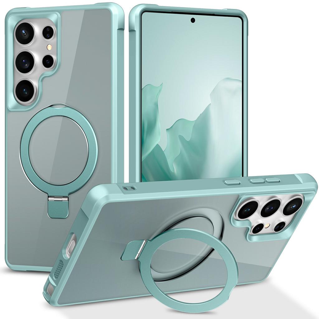 For Samsung Galaxy S26 Ultra Magnetic Case Ring Holder Kickstand TPU + PC Phone Cover