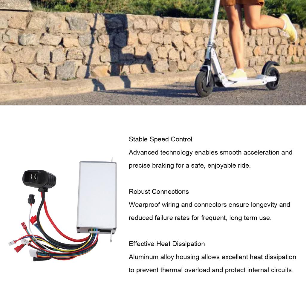 Electric Scooter Controller Replacement for HX X9 Model Scooter Aluminium Alloy Electric Scooter Motor Controller