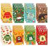8PCS Coil Binding Santa Claus Notebook Mini Size Spiral Notebook Mini Notepads  Home Decorations