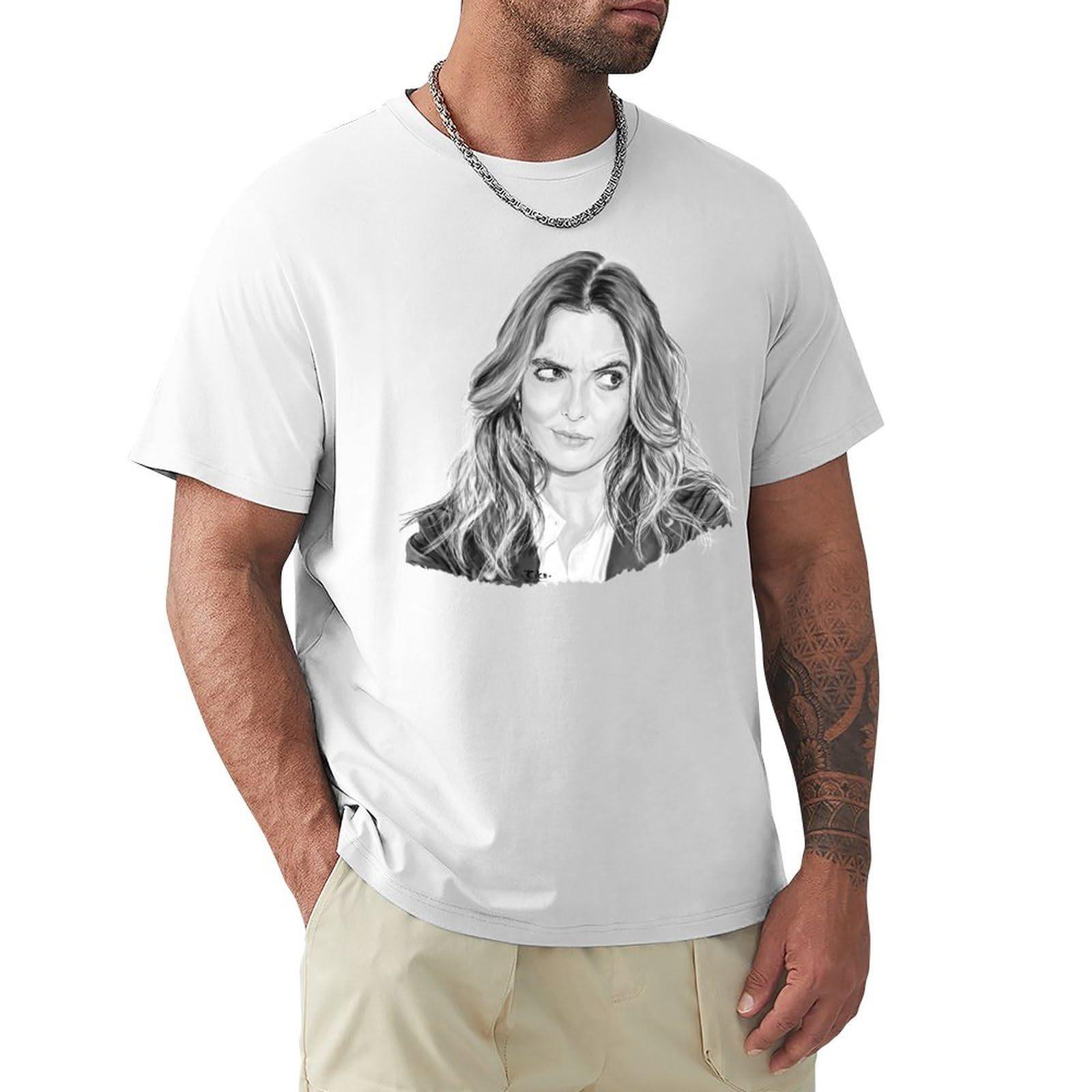 Jodie Comer Sketch T-Shirt 3XL белый