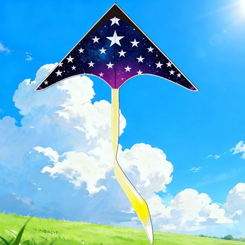 Traditional Triangle Kite With Polyester Fabric And Glass Fiber Frame For Outdoor Flying And Gift Giving