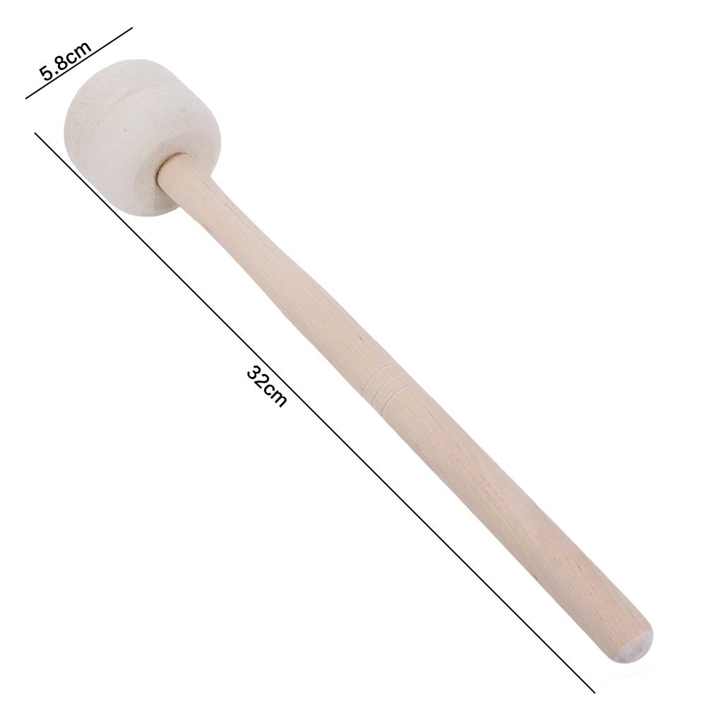 1pc Band Performances Drum Sticks Wood Handle Wooden Drum Hammer Drum Wooden Mallet Music Accessory