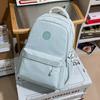 Schoolbag Large capacity class Commuter travel School bag Niche Korean female high school students Versatile simple casual lightweight backpack