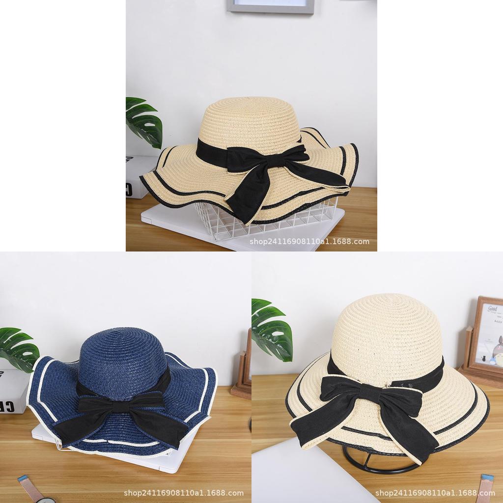 Summer Beach Hat With Wide Brim Sun Protection For Women Outdoor Sun Hat For Vacation