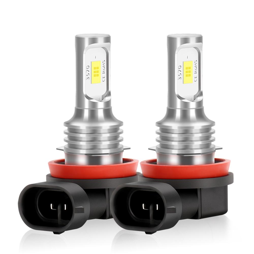

2Pcs Car Front Fog Light Bulbs For Dacia Solenza Duster Sandero Lodgy Dokker Logan LED Fog Lamps 6000K White 12V Replacement 2PCS LED Bulbs