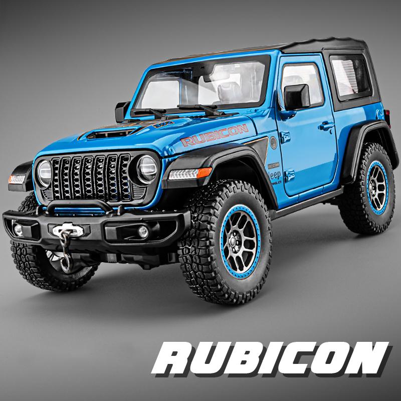 1:18 Jeeps Wrangler Rubicon 20th Alloy Diecasts & Toy Vehicles Metal Toy Car Model Sound and light Collection Kids Toy ALS1