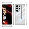 Samsung S26 Ultra Transparent Air Cushion Phone Case with Pen Slot - Ultra-thin, Solid Color, Anti-fall Protective Cover