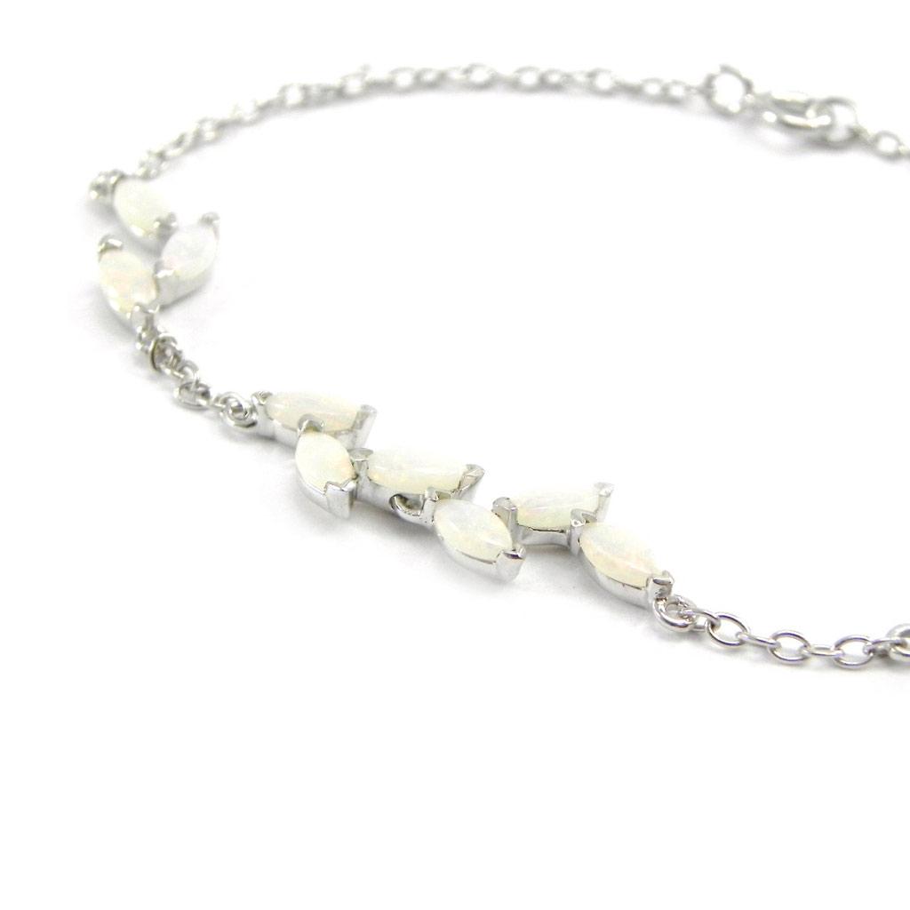 

Les Trésors De Lily [I2631] - Серебряный браслет Goddess Opal Белое серебро (родированное покрытие) - 8 мм