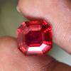 Natural Red Ruby Loose Gemstone 10 Ct Square Cut for Birthday for Jewelry Making and Gem Collections