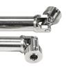 Machined Stainless Front Rear Steel Drive Shaft Universal Joint Driveshaft for 1/10 RC Truck SLASH Rustler Stampede Hoss Upgrade