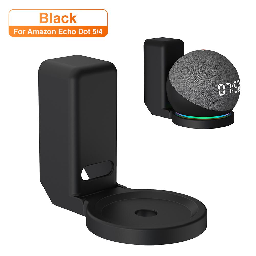 Echo Dot Wall Mount Holder For Amazon Alexa Echo Dot 4 5 3rd Generation Speaker Bracket Space Saving With Cord Management Stand