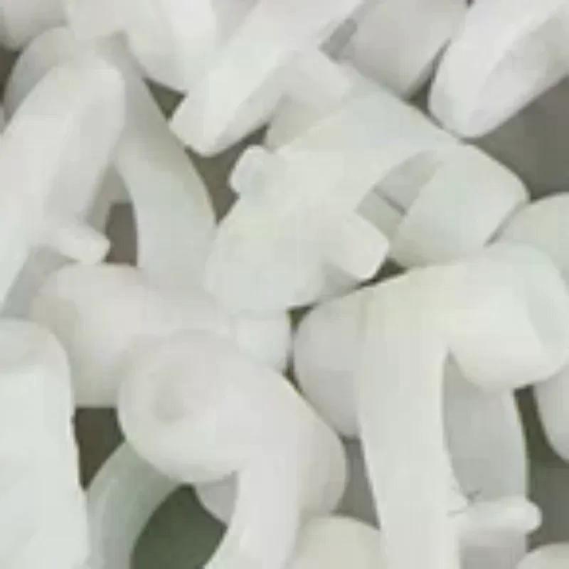 50pcs Of Lightweight Curtain Rail Sliding Wheel Hook Type Universal Straight Rail Curved Rail Slider Curtain Hook Ring