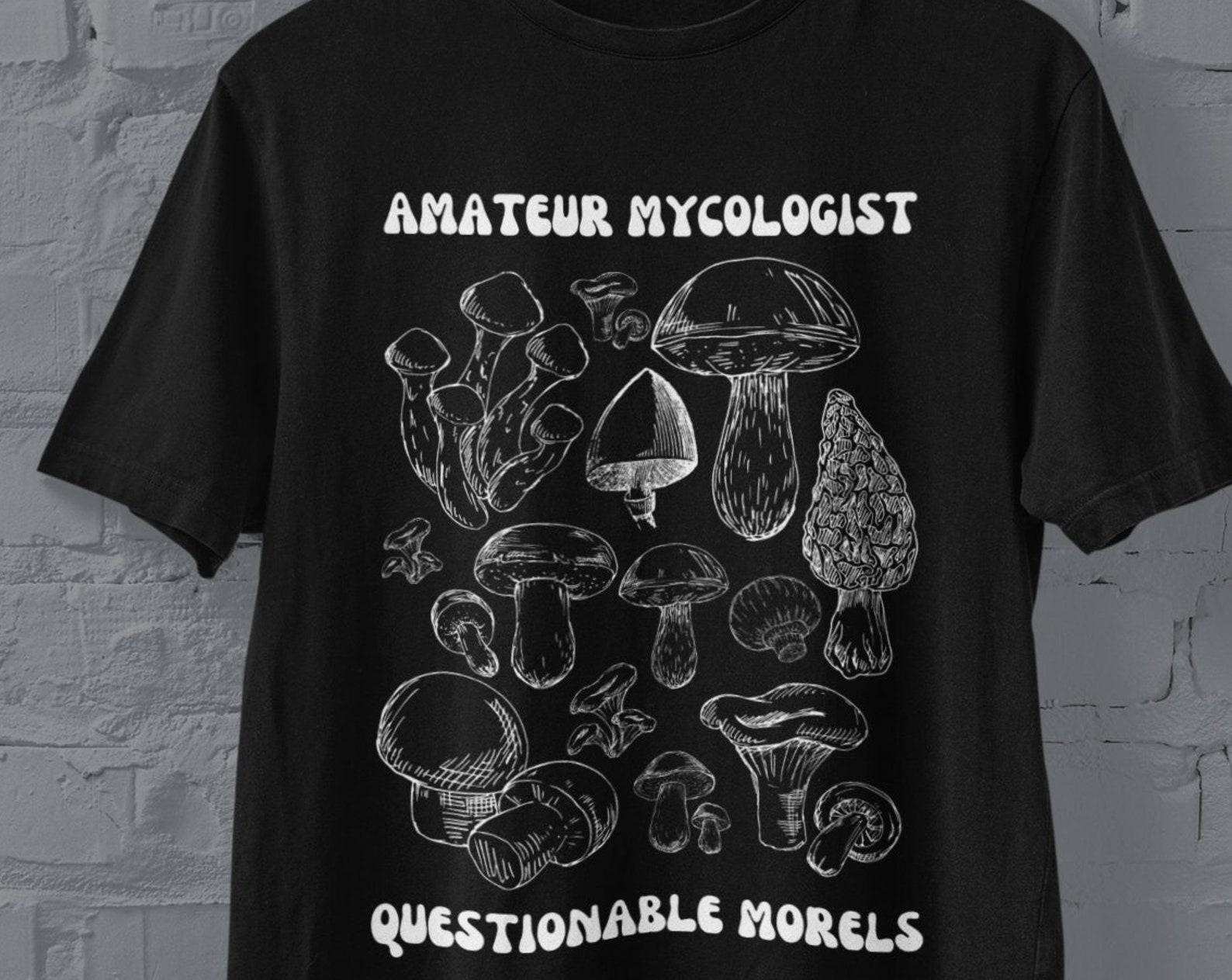 Foraging T Shirt, Mushroom Tshirt, Mushroom Shirt, Mushroom Hunting Gifts, Mushroom Hunter T shirt, Funny Fungi Shirt, Toadstool T Shirt S
