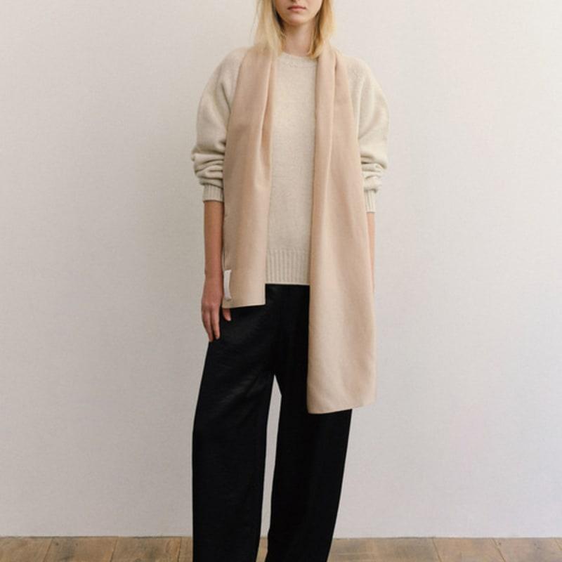 Ovbeige MARGOT SILK100 SCARF_DUSTY PINK