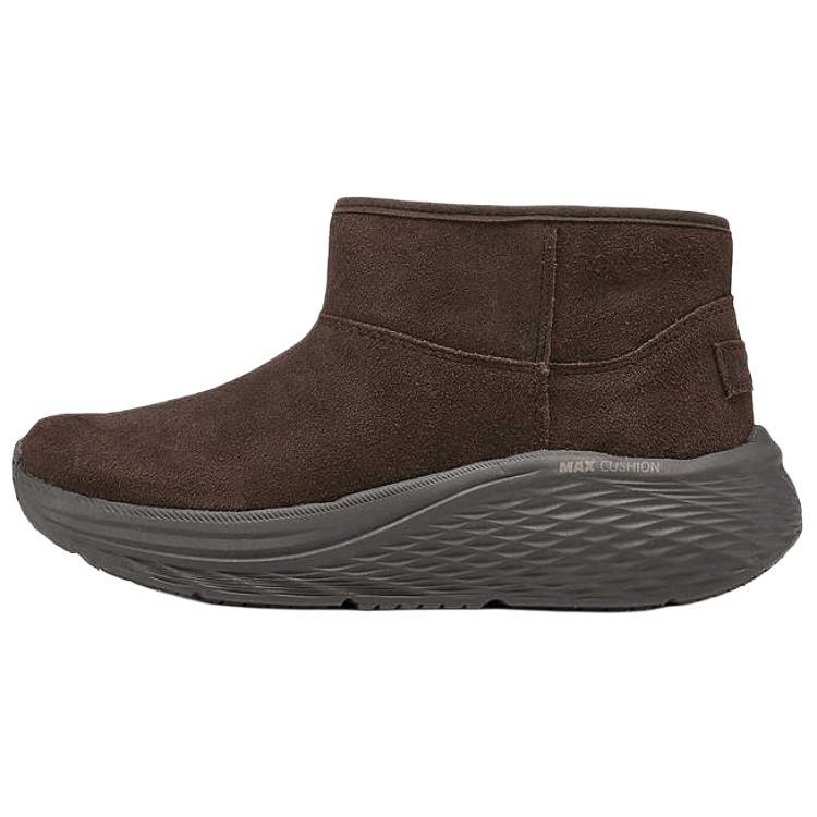 Skechers Max Cushioning Fashion Comfortable Short Snow Boots Women boots Dark-Brown 144349-CHOC 35