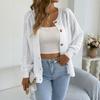 Women's Button-Up Cardigan, Long Sleeve, Color, Short Length