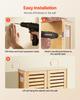 VEVOR Bathroom Wall Cabinet, 2 Doors and Adjustable Shelf, Over the Toilet Storage Medicine Cabinet Wall Mounted