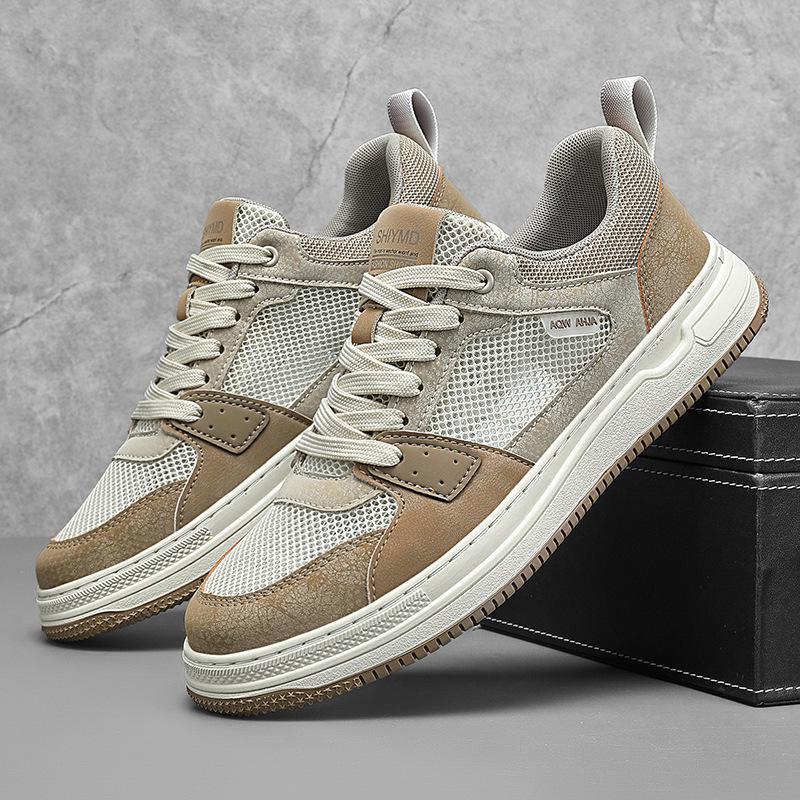 Fashion 2025 Skate Shoes Men Lightweight Mesh Board Sneakers Non Slip Breathable Shoes for Men Casual Sports Walking Comfortable Shoes