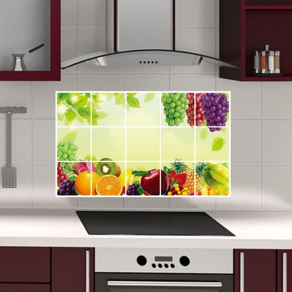 Details about / Fresh Removable Wall Stickers Kitchen Oil proof Art Decor Decal Sticker DMF