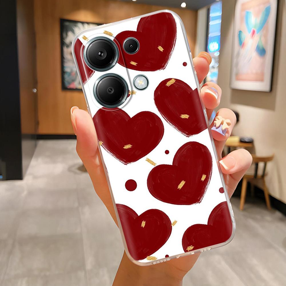 For Poco M6 Pro Phone Case Cute Panda Soft Silicone Shell For Xiaomi Poco M6Pro 4G 5G Protection Fashion Back Cover Coque Fundas