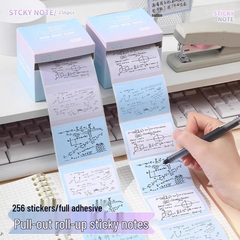 Self-Adhesive Tearable Sticky Notes for Students: Ideal for Junior To Senior High, Primary Use, Perfect for Error Notes.