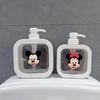 300/500Ml Mickey Minne Soap Dispenser Kitchen Hand Soap Shampoo Shower Gel Dish Soap Bottle Press Type Storage Bottle