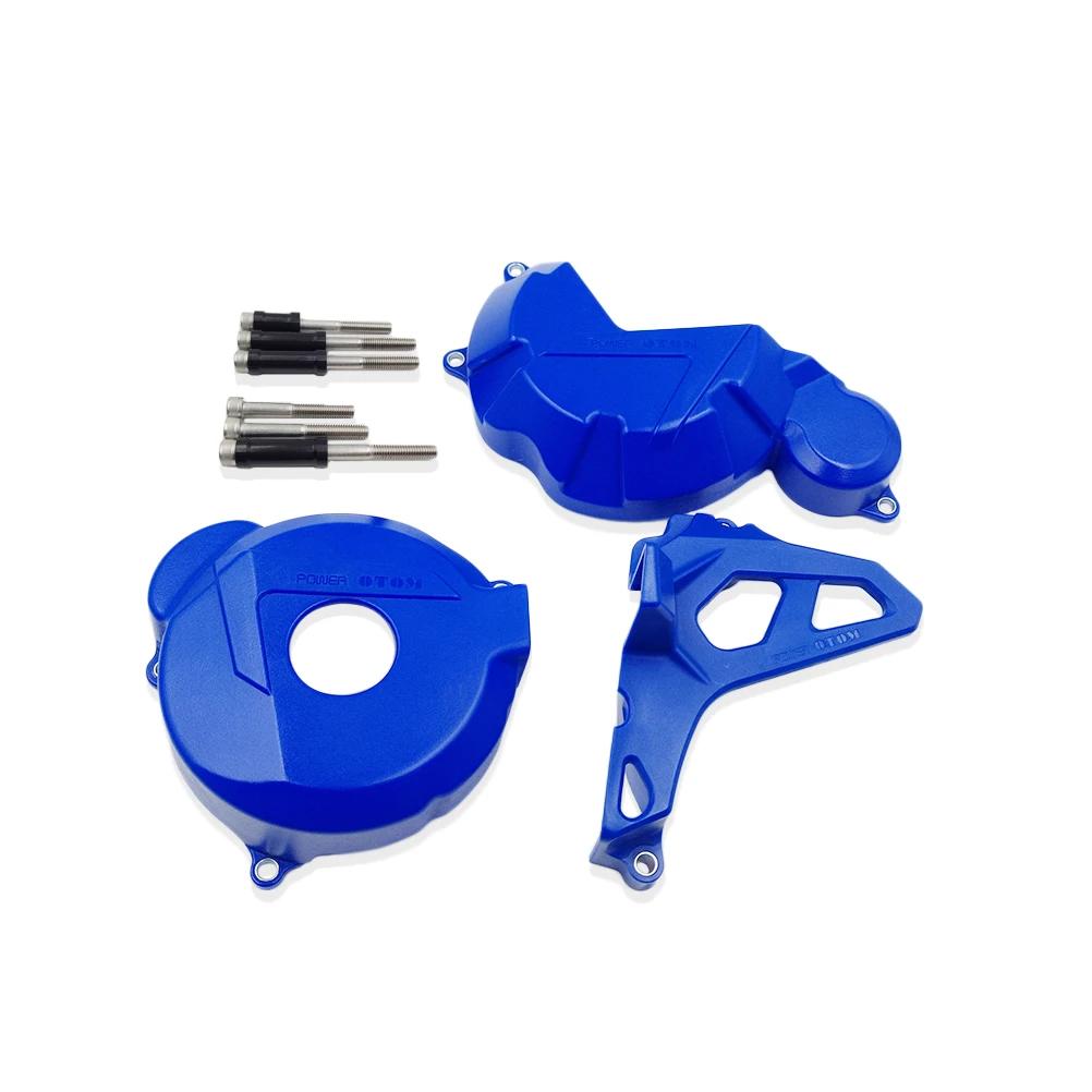OTOM Motorcycle Clutch Cover Engine Protective Front Sprocket Cover Ignition Cover for ZONGSHEN CB250-F Engine AVANTIS KAYO BSE