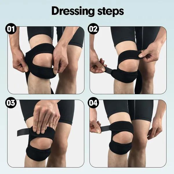 1PC Patellar Tendon Support Strap Knee Pain Relief Adjustable Neoprene Knee Strap for Running Arthritis Jumper Tennis Injury Recovery