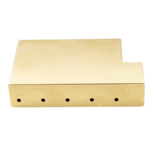 Musiclily Ultra Brass Tremolo Block, 37mm, Fat Brass L-Shaped Block for Floyd Rose Guitars