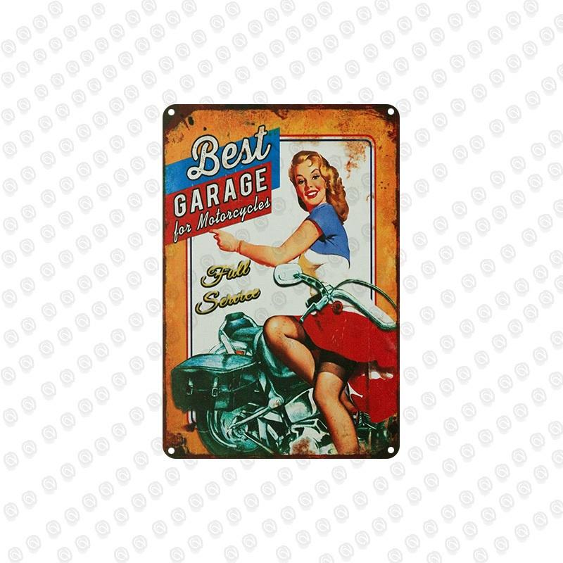 Retro Metal Tin Sign Vintage Poster Plaque Bar Pub Club Wall Home Decor ...