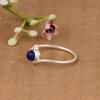 Lapis Lazuli Ring, 925 Sterling Silver Minimalist Ring, Gift for her, Mother's Day Gifts.