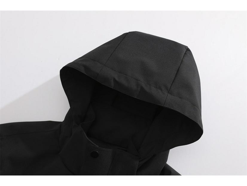 Men's Trendy Autumn Windbreaker: Stylish, Three-Proof, Warm Workwear and Casual Cotton Jacket for Couples