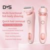 Women Electric Shaver LED Display USB Rechargeable Waterproof Portable Face Body Bikini Area Arm Leg Hair Removal Epilator Razor Trimmer