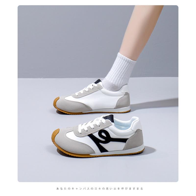 Atmungsaktive Damenschuhe, Damen-Freizeitschuhe mit niedrigem Schaft, Board-Schuhe, Schwammschuhe mit dicker Sohle