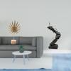 Sculpture Metal Thinker Statue Abstract Shaped Figurine Crafts Nordic Creative Ornament for Table