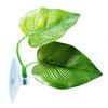 Artificial Leaf Bed Aquarium Accessories Fish Tank Decoration Powerful Sucker Betta Fish Rest Leaf