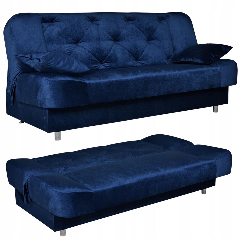Kanapa sofa Sara Karo rozkładana wersalka spania bonell łóżko Family meble