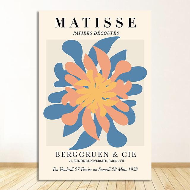 Abstract Nude Wall Art Canvas Painting Colorful Plant Picture For Living Room Nordic Home Decor Retro Matisse Poster And Prints