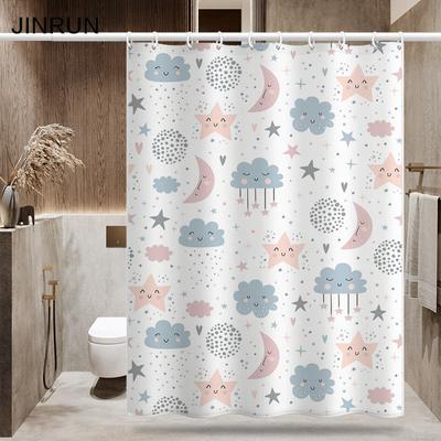 Bathroom Thickened Waterproof Curtain Mildew Proof Shower Curtain Shower Partition Curtain Shower Curtain Bathroom Curtain Free Perforation