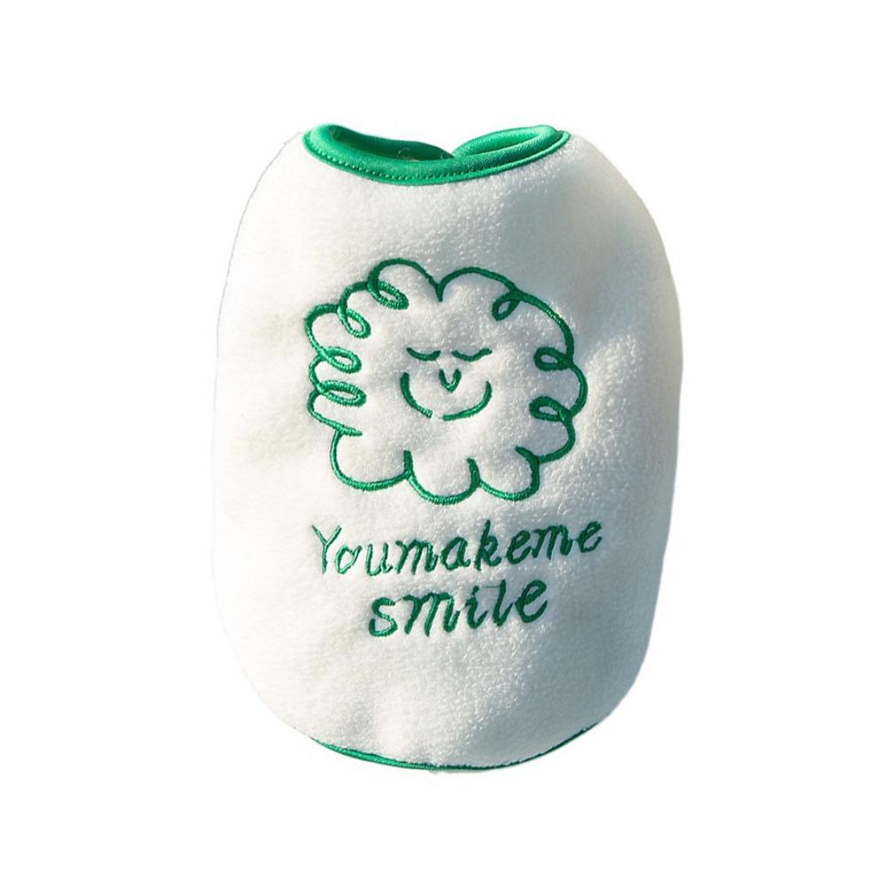 

Теплый жилет для собаки, пальто, жилет для щенка с облачным узором, куртка в стиле инс, кардиган для собаки, жилет, зима L белый