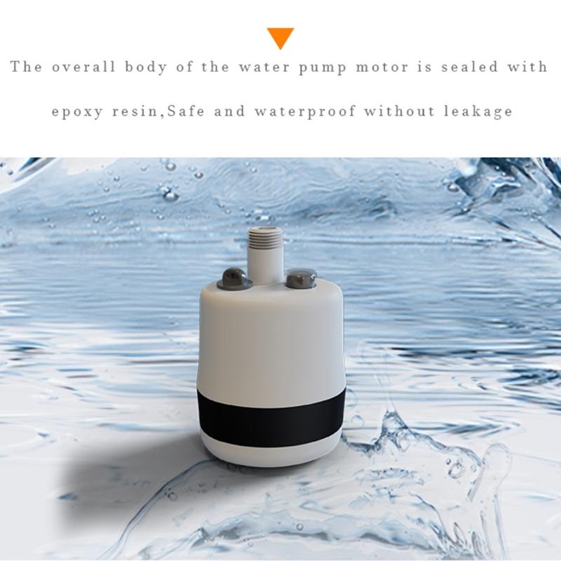 Portable Camping Shower Battery Powered Outdoor Camp Shower Pump Electric Rechargeable Handheld Shower Easy to Use