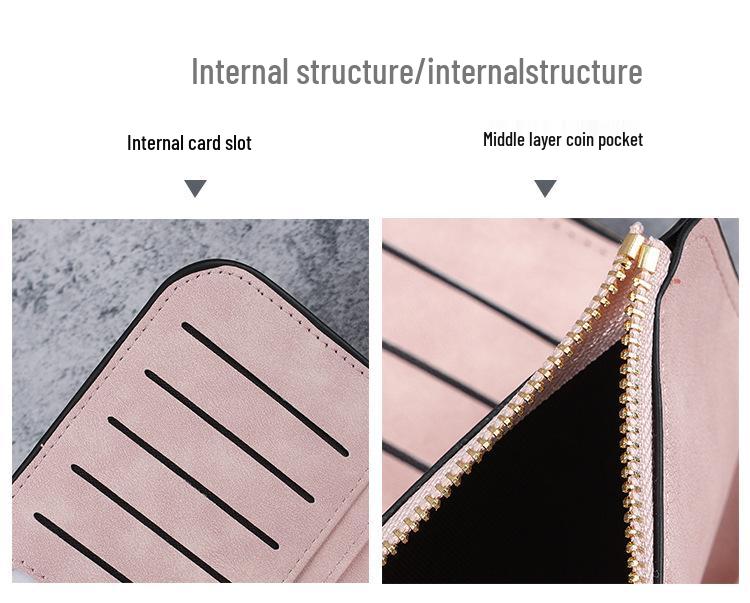 Multicolor Snap Closure Women's Wallet: Coin Purse & Phone Bag with Card Slots