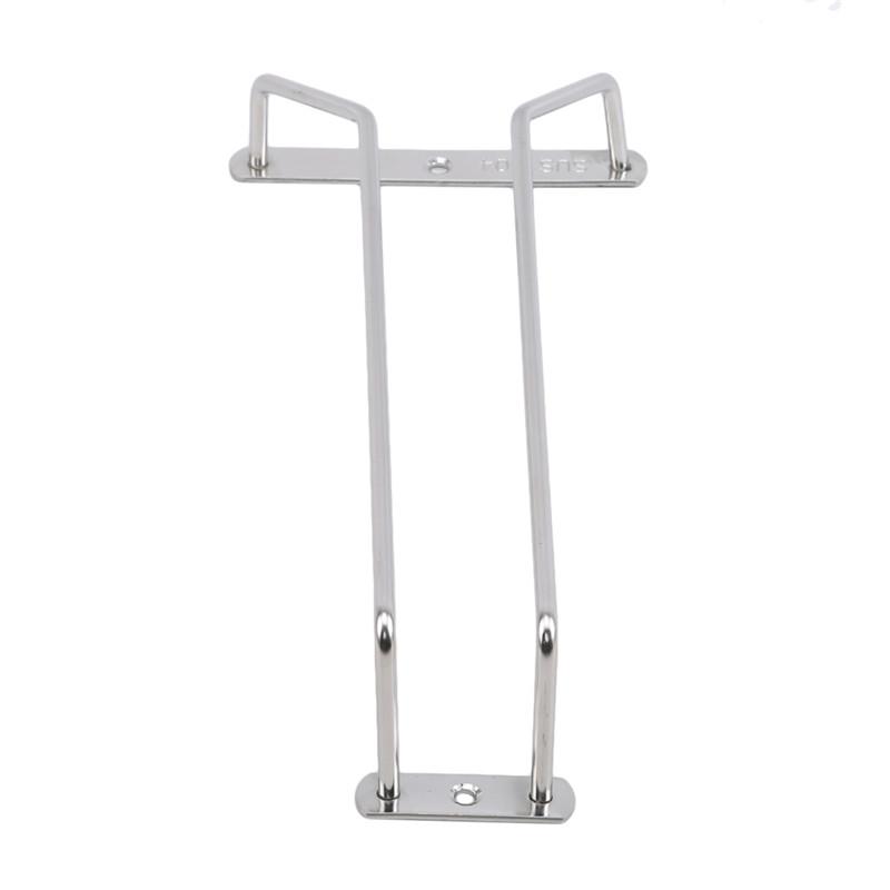 Red Wine Glass Goblets Hanger Racks Stainless Steel Shelving Organizer Upside Down Stemware Home Bar Pub Holders 2024 New