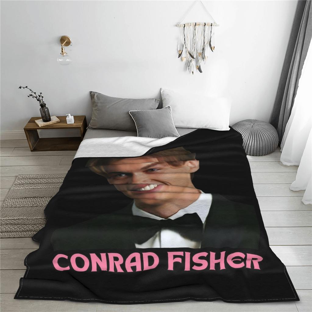 Conrad Fisher TSITP Decke Der Sommer, in dem ich hübsch wurde Plüsch Neuheit Warme Überwurfdecke für Bettwäsche Lounge Ganzjahres