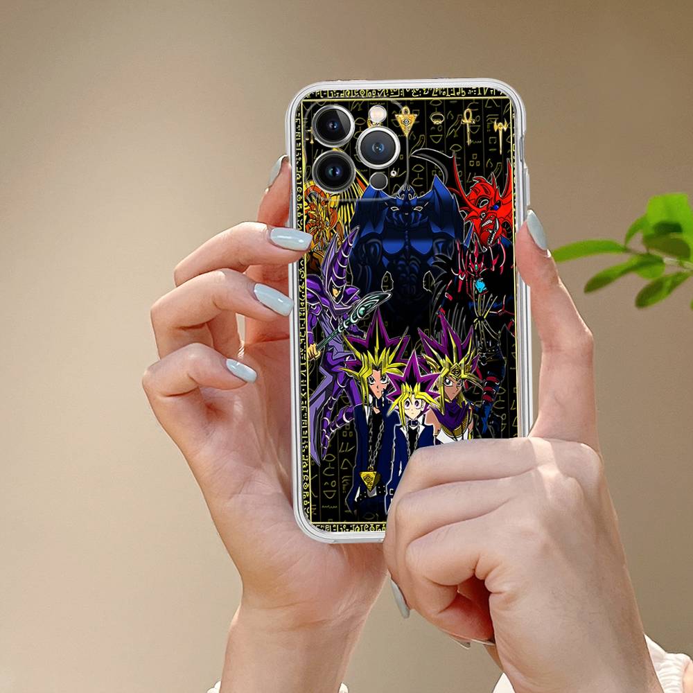 Amine Yu Gi Oh Classic Transparent TPU Phone Case For IPhone 17 11 12 13 14 15 16 Pro Max 16 Plus Cover