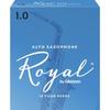 Rico Anches Rico Royal Pour Saxophone Alto, Force 1.0, Pack De 10